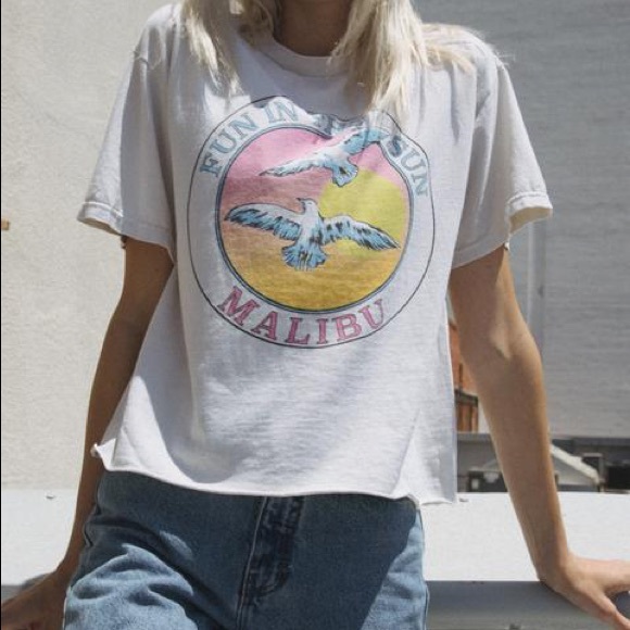 Brandy Melville Tops - brandy melville graphic tee shirt!